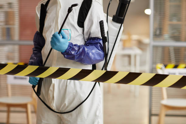 Professional Blood Cleanup technician working in Washington, NC